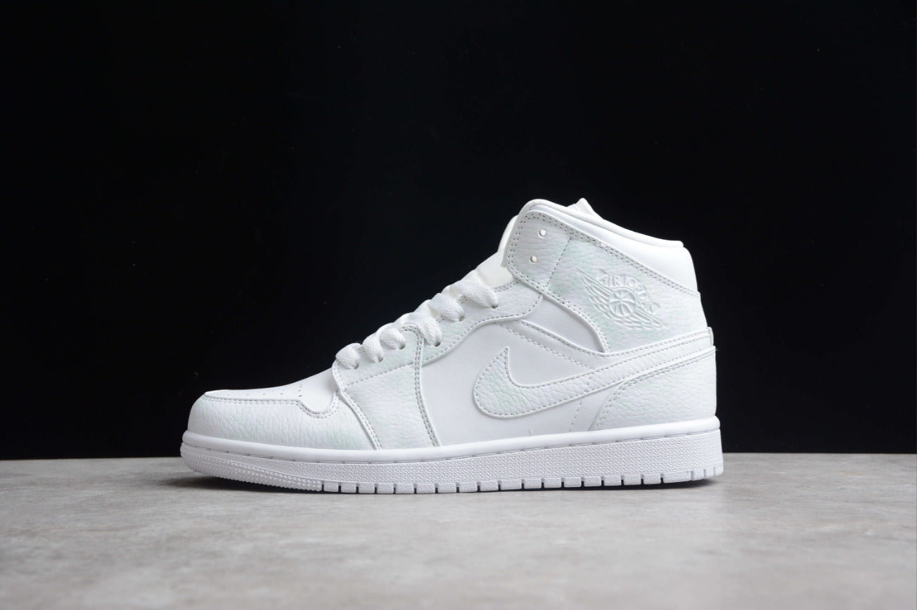 Air Jordan 1 Mid Triple White