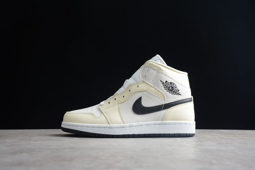 Air Jordan 1 Mid Milk Coconut Cream