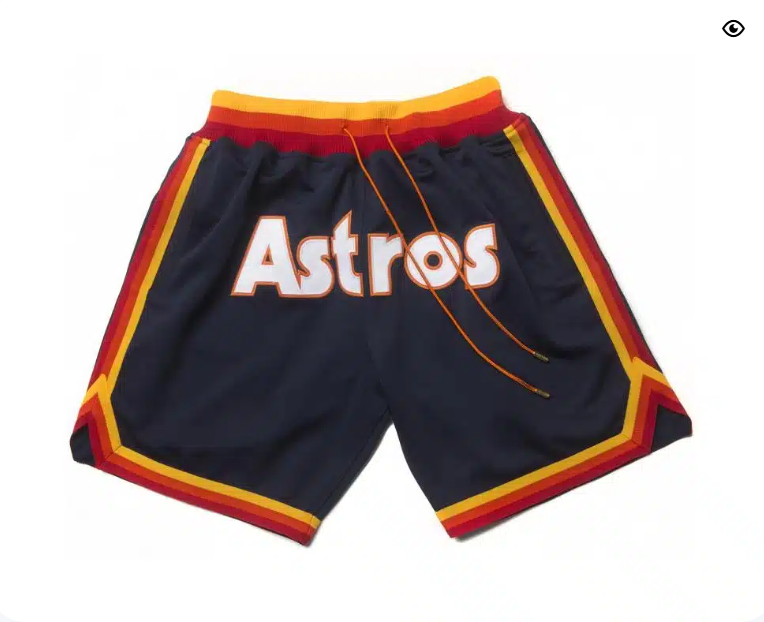 Houston Astros Navy Shorts