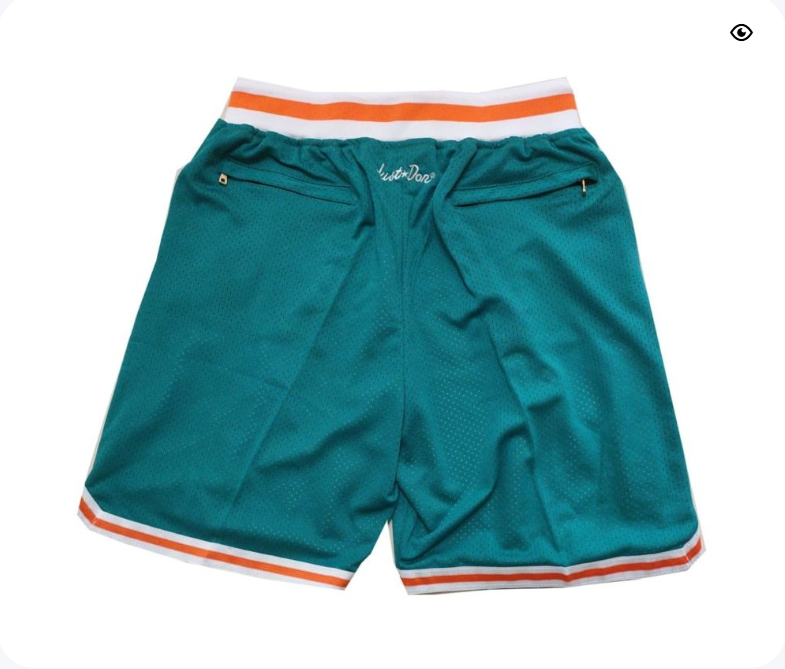 Miami Dolphins Green Shorts