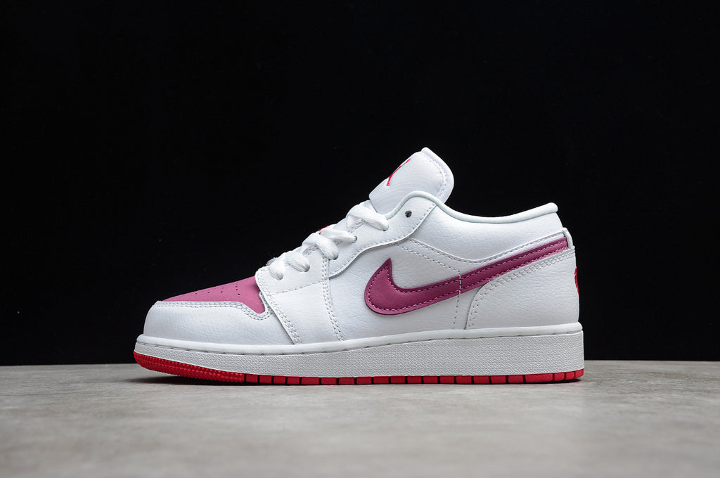 Air Jordan 1 Low Pink Purple White Valentine's Day