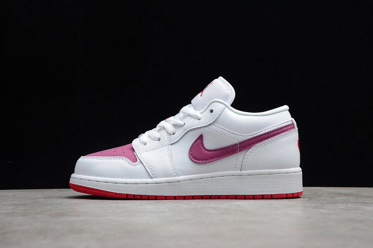 Air Jordan 1 Low Pink Purple White Valentine's Day