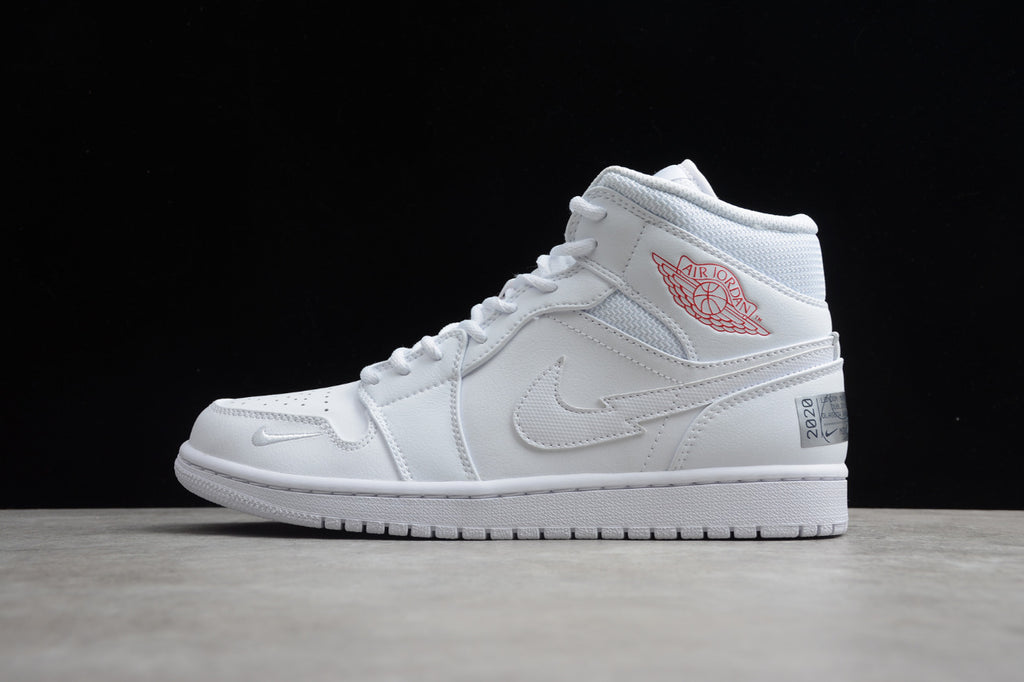 Air Jordan 1 Mid White Lightning