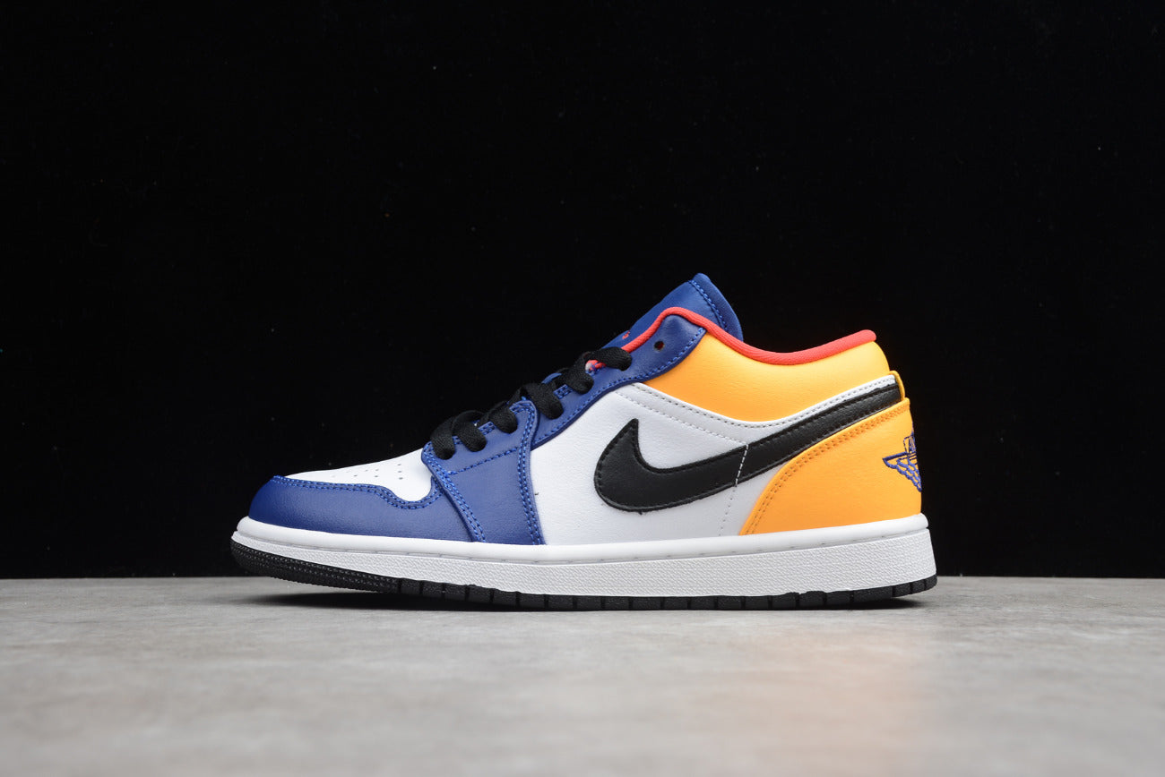 Air Jordan 1 Low Top White Blue Orange