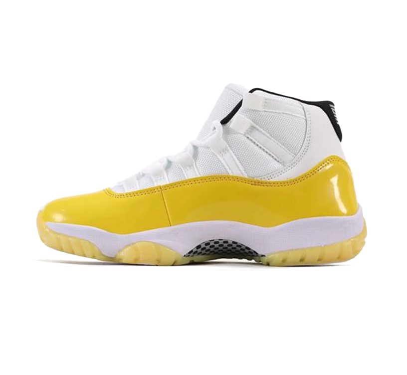 Air Jordan 11 White Yellow Shoes Sneakers