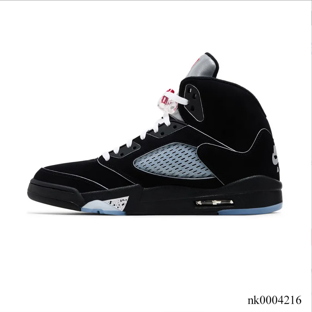 Air Jordan 5 Black Metallic Reimagined Shoes Sneakers