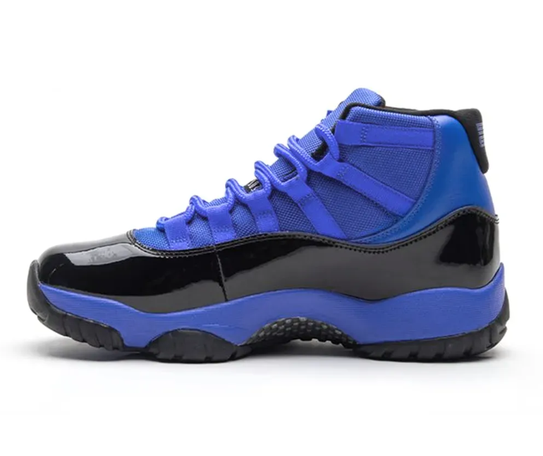 Air Jordan 11 Royal Blue And Black Shoes Sneakers