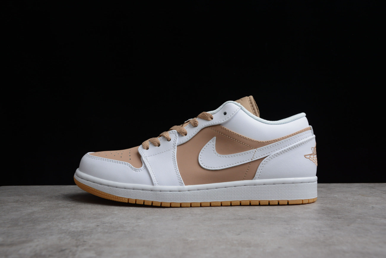 Air Jordan 1 Low White Brown