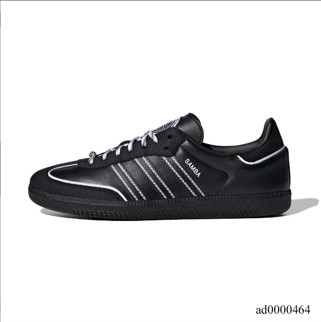 AD TOC Samba OG Black White Silver Shoes Sneakers