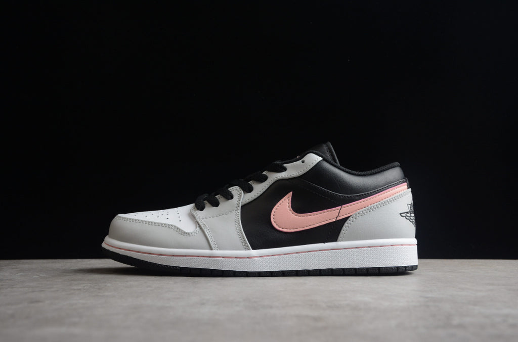Air Jordan 1 Low Black Grey Pink