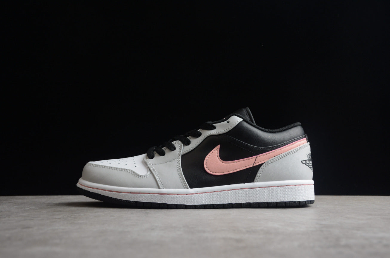 Air Jordan 1 Low Black Grey Pink