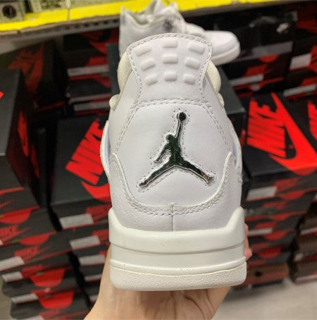 Air Jordan 4 Silver Pure Money