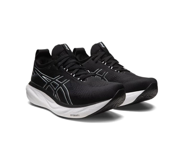 Asics Gel Nimbus 25 4E Wide Black Pure Silver 1011B618-001