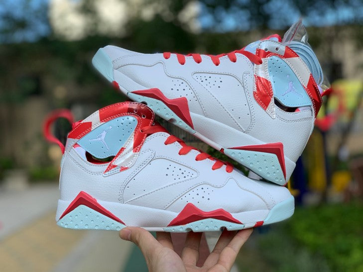 Air Jordan 7 Topaz Mist Candy White