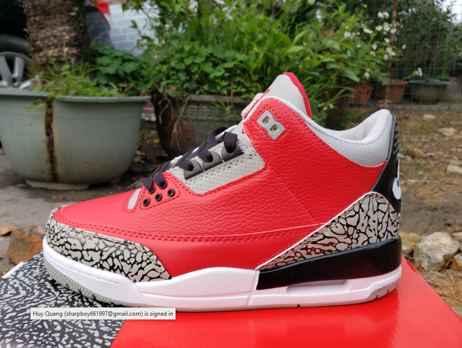 Air Jordan 3 Retro SE Fire Red Cement Grey