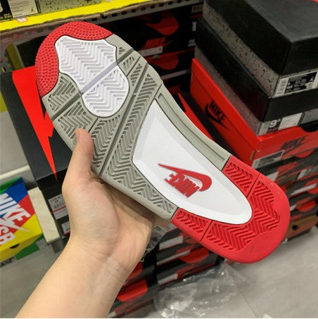 Air Jordan 4 SE White Red Blue Cement