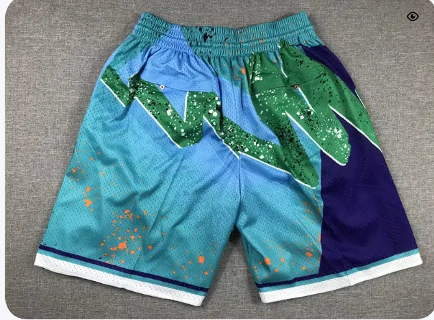 Charlotte Hornets Shorts Hardwood Classics Hyper Hoops