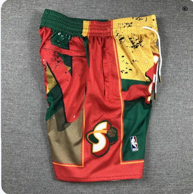 Seattle Supersonic Shorts Hardwood Classics Hyper Hoops