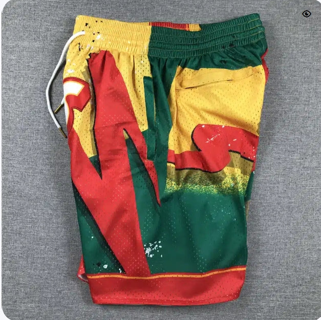 Seattle Supersonic Shorts Hardwood Classics Hyper Hoops