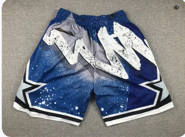 Orlando Magic Shorts Hardwood Classic Hyber Hoops blue