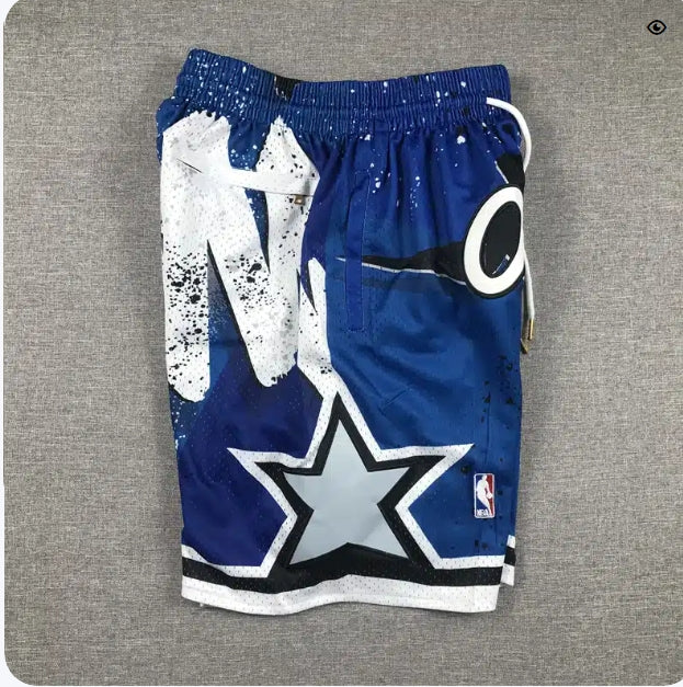 Orlando Magic Shorts Hardwood Classic Hyber Hoops blue