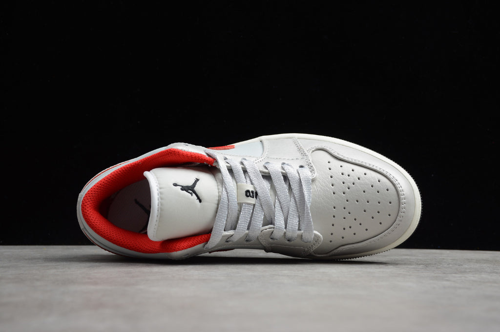Air Jordan 1 Low Silver Red