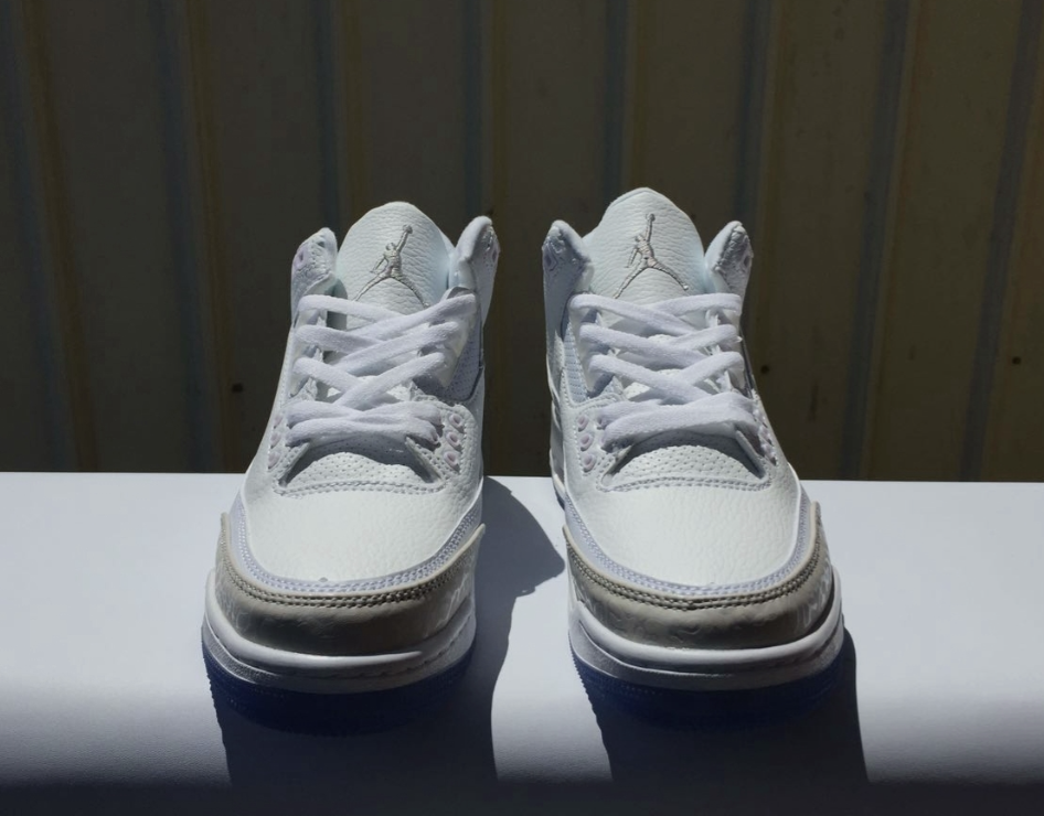 Air Jordan 3 Retro Pure White Triple White