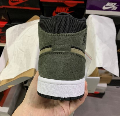 Air Jordan 1 Mid Army Green Style