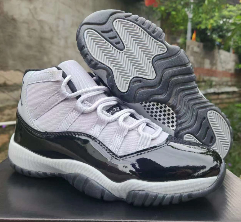 Air Jordan 11 Grey Black Shoes Sneakers
