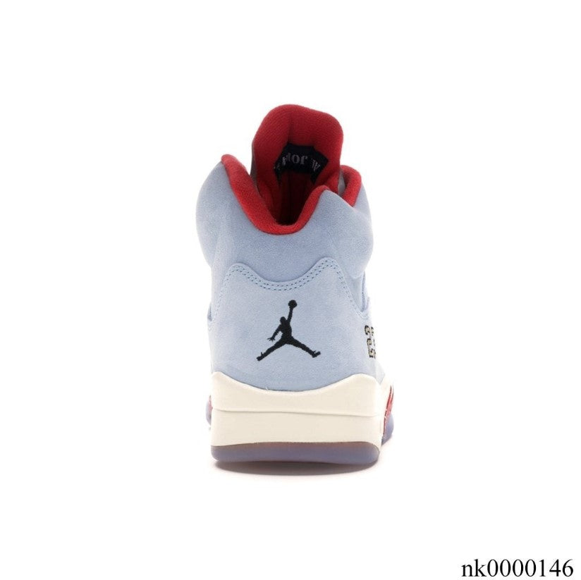 Air Jordan 5 Retro Trophy Room Ice Blue Shoes Sneakers