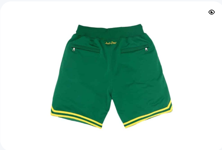 Oakland Athletics MLB Home Run Derby Green Shorts