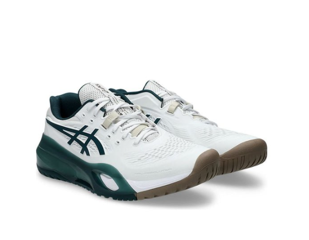 Asics Gel-Resolution X White Saxon Green 1041A481-111