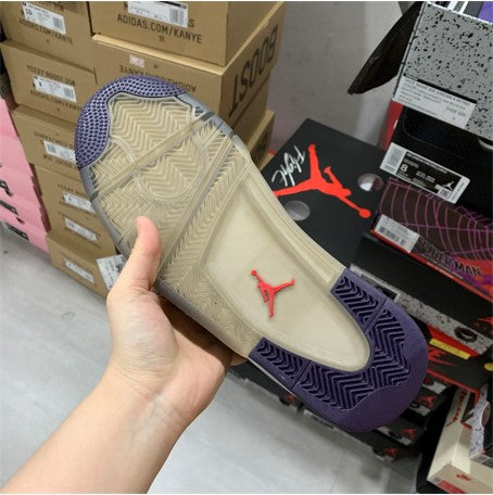 Travis Scott x Air Jordan 4 Purple Suede