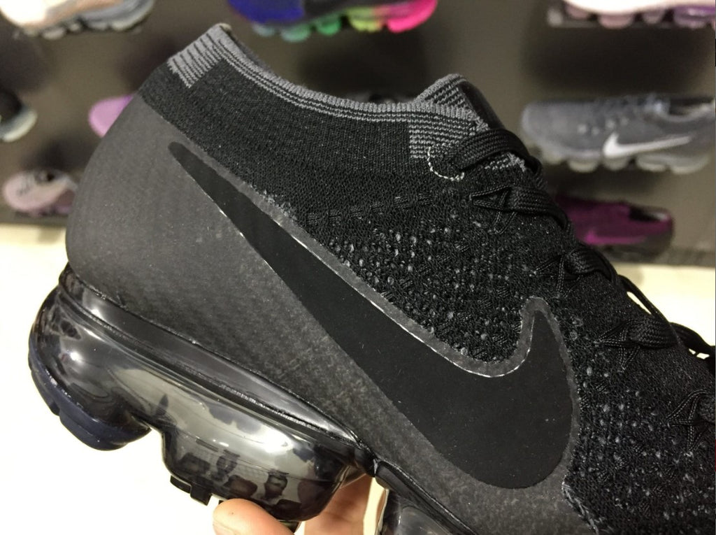 Air VaporMax Flyknit Black Dark Grey Shoes Sneakers