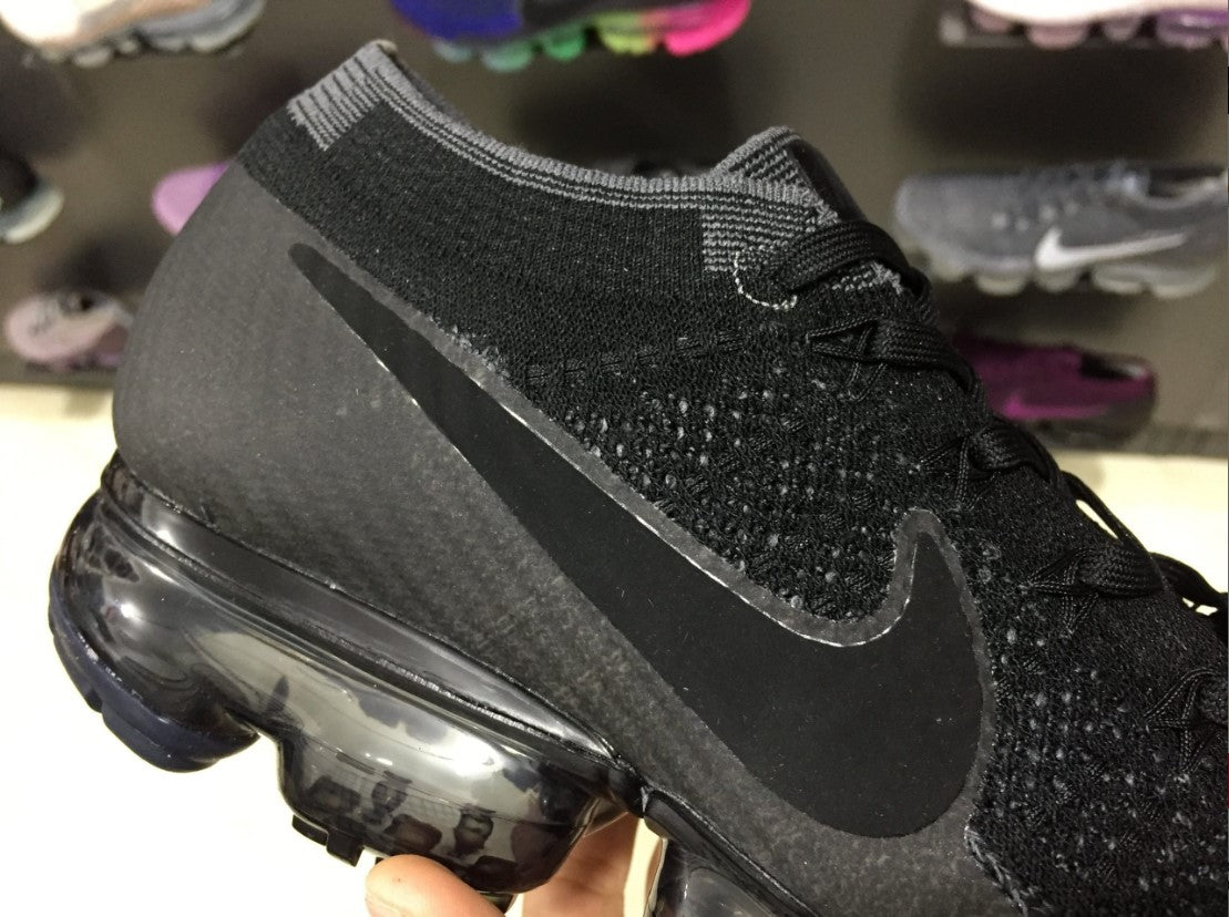 Air VaporMax Flyknit Black Dark Grey Shoes Sneakers