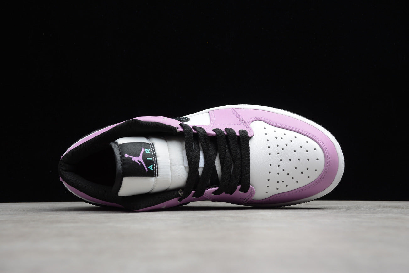 Air Jordan 1 Low Violet Shock White