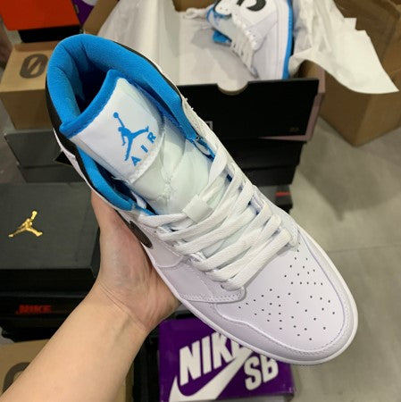 Air Jordan 1 White Blue Black