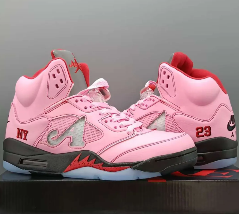 Awake NY x Air Jordan 5 Arctic Pink Shoes Sneakers