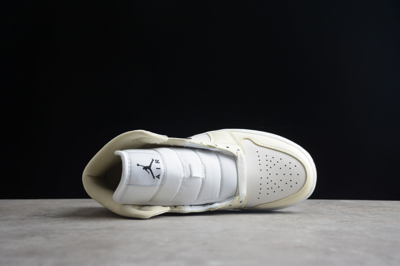 Air Jordan 1 Mid Milk Coconut Cream