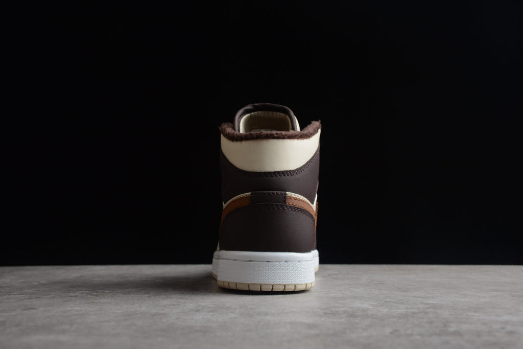 Air Jordan 1 Mid Basalt Brown