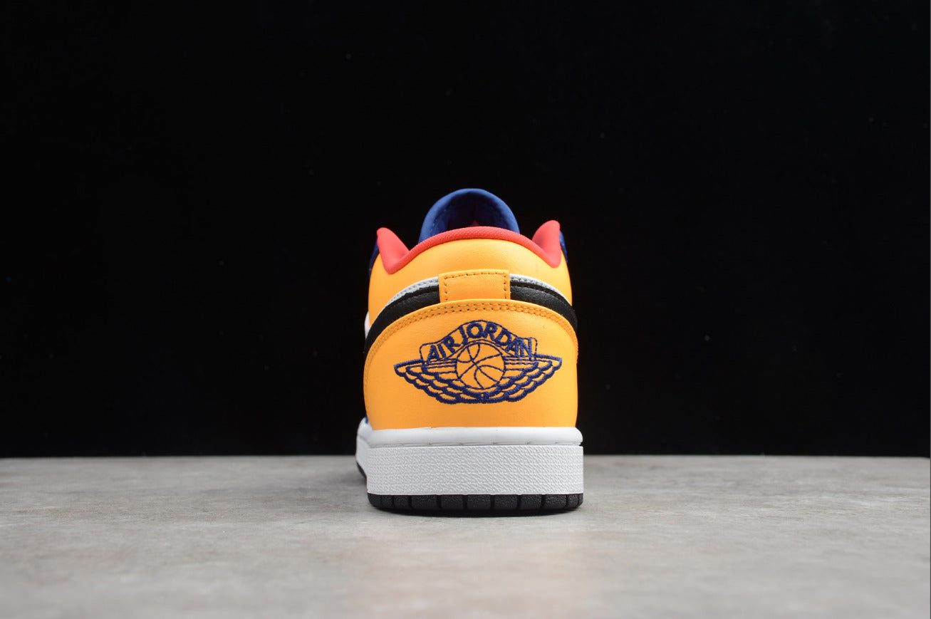 Air Jordan 1 Low Top White Blue Orange
