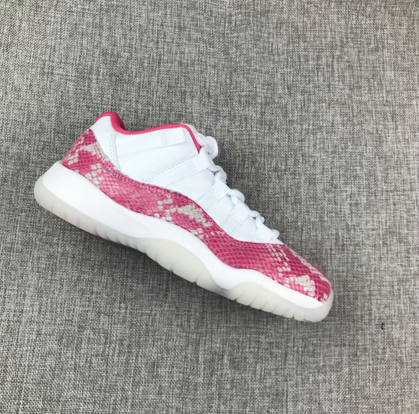Air Jordan 11 Low Pink Snakeskin