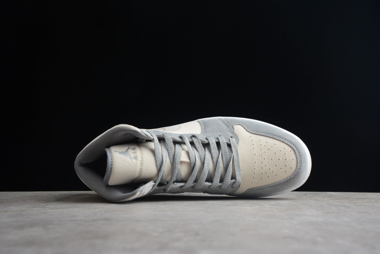 Air Jordan 1 Mid Beige Coconut Milk