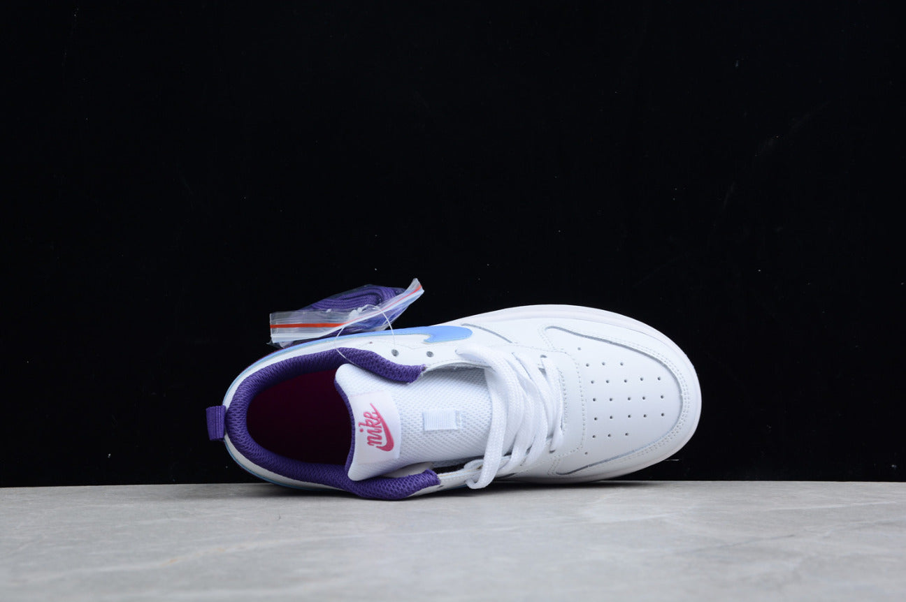 NK Court Borough Low 2 White Purple