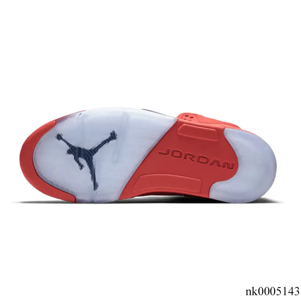 Air Jordan 5 Retro Red Suede Shoes Sneakers