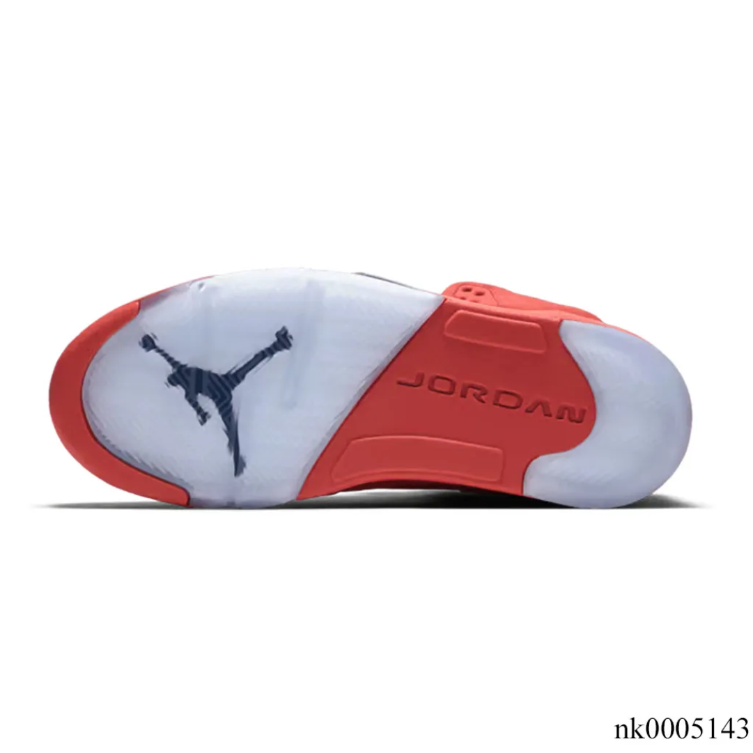 Air Jordan 5 Retro Red Suede Shoes Sneakers