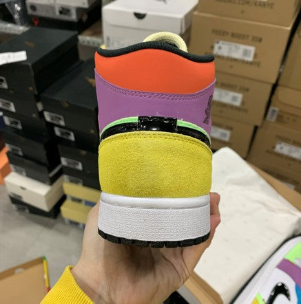 Air Jordan 1 Mid Candy Colorful