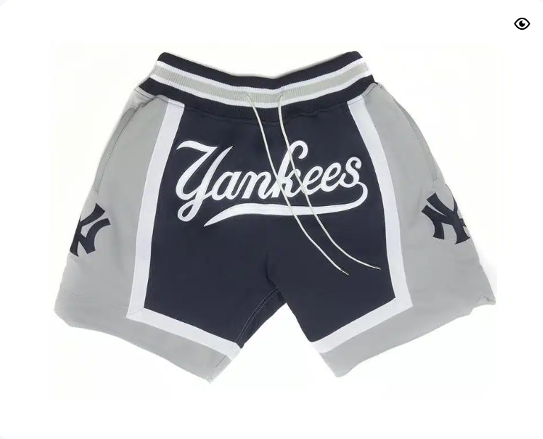 New York Yankees Navy Shorts