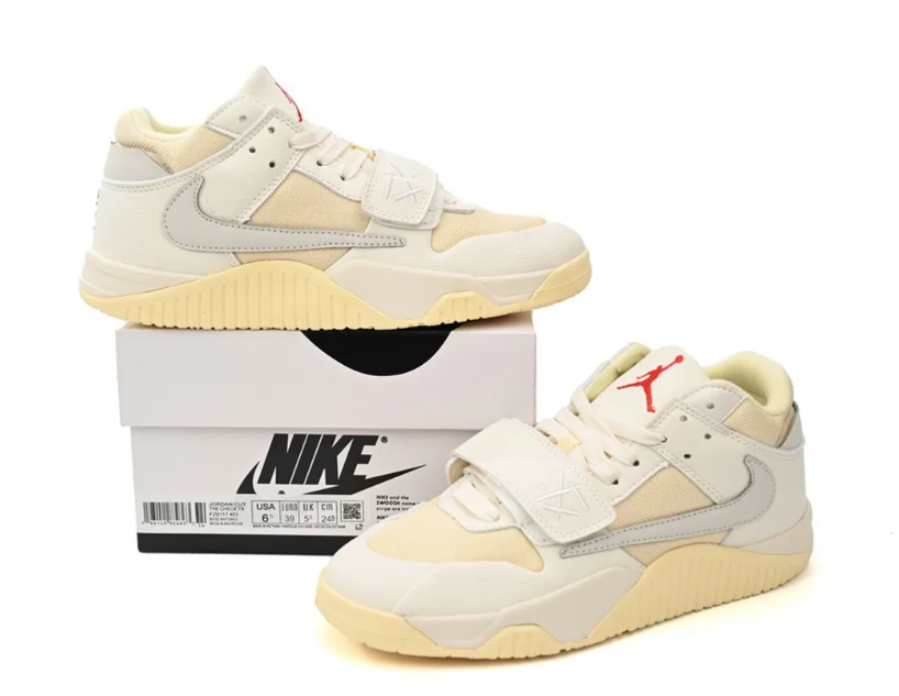 Travis Scott x Jumpman Jack White Cream Shoes Sneakers