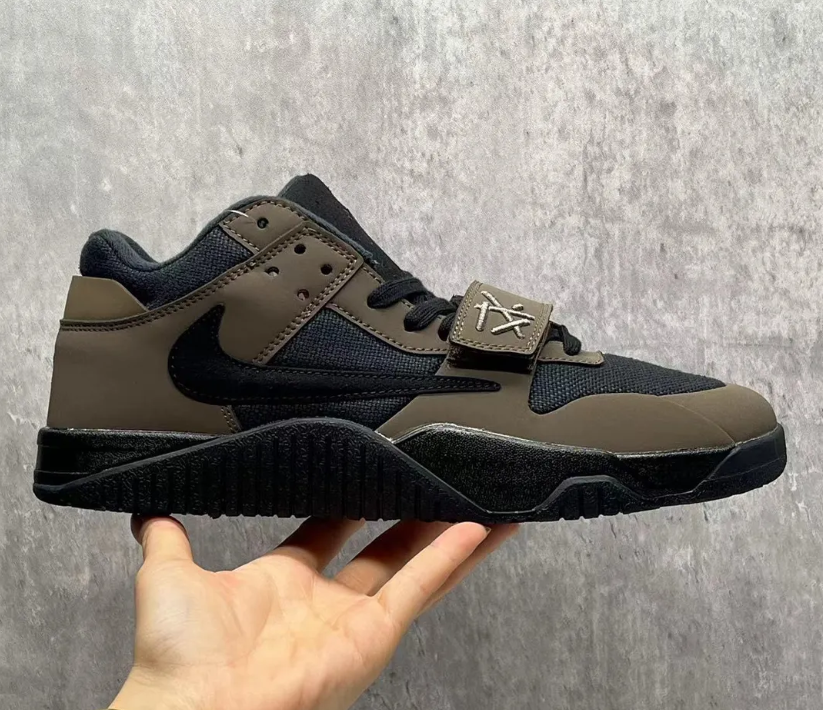 Travis Scott x Jumpman Jack Dark Mocha Shoes Sneakers